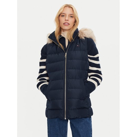 Tommy Hilfiger Bezrękawnik Heritage WW0WW43634 Granatowy Regular Fit ze sklepu MODIVO w kategorii Kamizelki damskie - zdjęcie 182679403