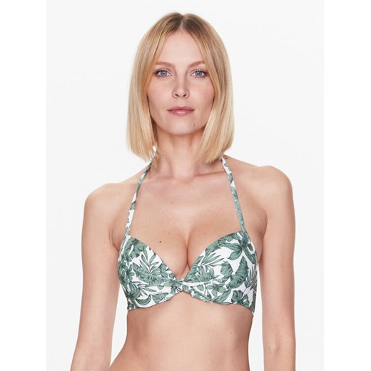 TWINSET Góra od bikini 231LMMB44 Zielony ze sklepu MODIVO w kategorii Stroje kąpielowe - zdjęcie 182679412