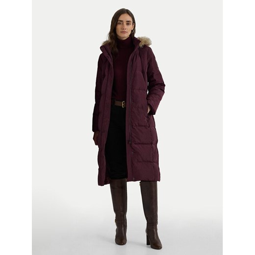 LAUREN RALPH LAUREN Kurtka puchowa 297957518003 Bordowy Regular Fit ze sklepu MODIVO w kategorii Kurtki damskie - zdjęcie 182679514