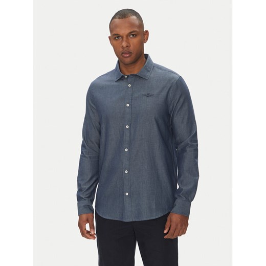 Aeronautica Militare Koszula 251CA1276CT3292 Niebieski Regular Fit ze sklepu MODIVO w kategorii Koszule męskie - zdjęcie 182679543