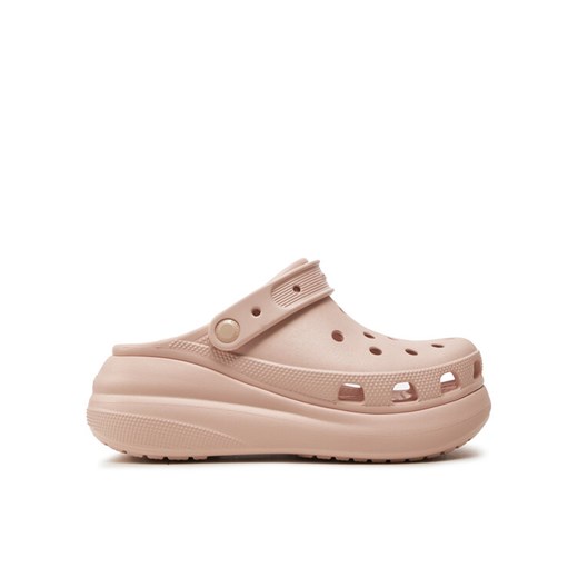 Crocs Klapki Classic Crush Clog 207521 Różowy ze sklepu MODIVO w kategorii Klapki damskie - zdjęcie 182679604