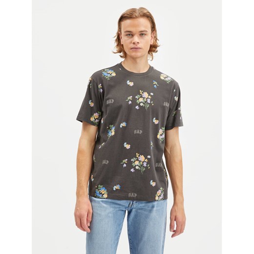 Gap T-Shirt 586480-01 Czarny Regular Fit ze sklepu MODIVO w kategorii T-shirty męskie - zdjęcie 182679692