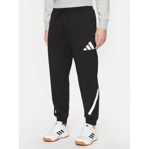 adidas Spodnie dresowe Z.N.E. JD5983 Czarny Regular Fit ze sklepu MODIVO w kategorii Spodnie męskie - zdjęcie 182679713