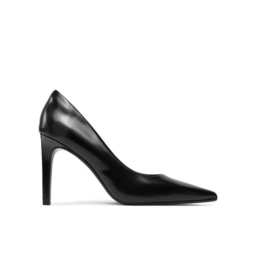 Calvin Klein Szpilki Heel Pump 90 - Brush L HW0HW02263 Czarny ze sklepu MODIVO w kategorii Czółenka - zdjęcie 182679720