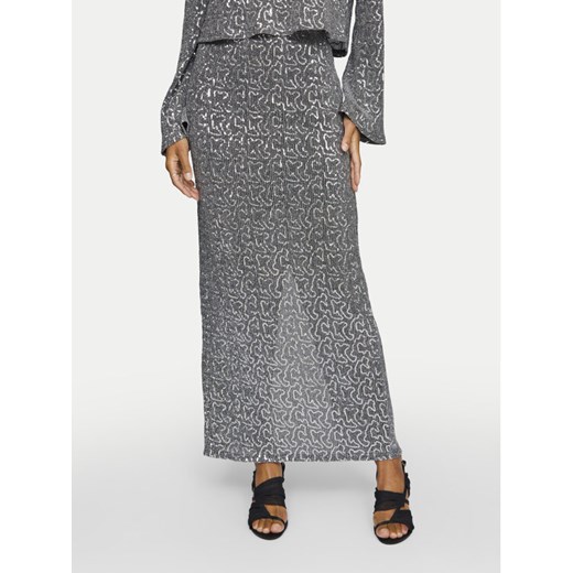 Vila Spódnica maxi Sanadu 14101820 Srebrny Regular Fit ze sklepu MODIVO w kategorii Spódnice - zdjęcie 182679742