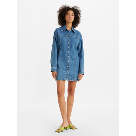 Levi's® Sukienka jeansowa Shay A45850001 Niebieski Loose Fit ze sklepu MODIVO w kategorii Sukienki - zdjęcie 182679784