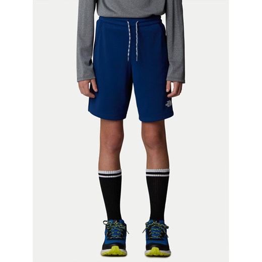 The North Face Szorty sportowe Never Stop NF0A86U4 Niebieski Regular Fit ze sklepu MODIVO w kategorii Spodenki chłopięce - zdjęcie 182679823