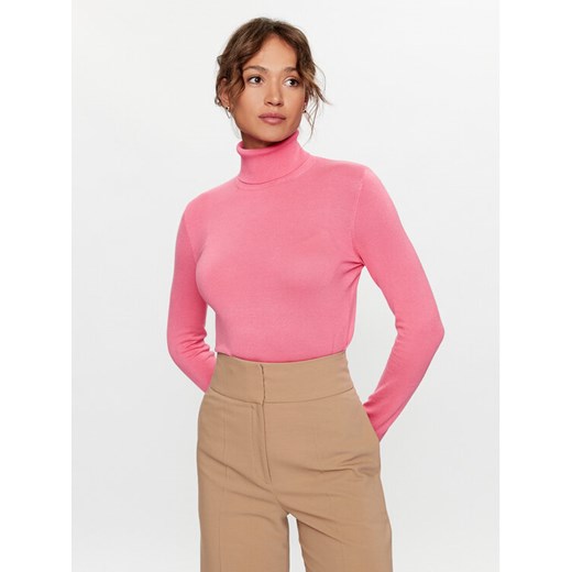 Liu Jo Golf WF3126 MA18F Różowy Regular Fit ze sklepu MODIVO w kategorii Swetry damskie - zdjęcie 182679824