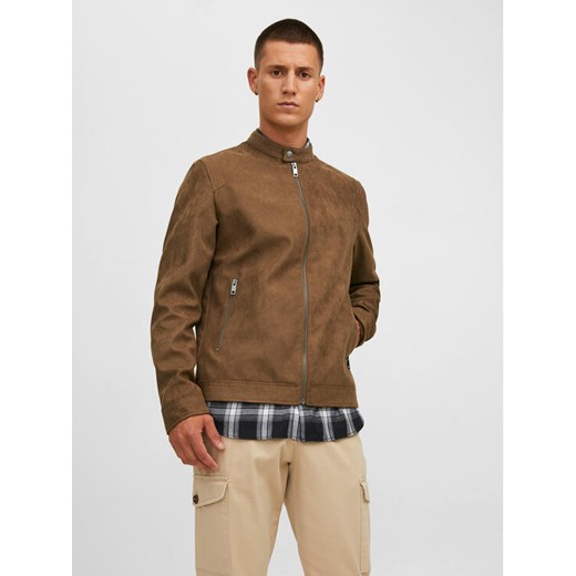 Jack&Jones Kurtka z imitacji skóry Rocky 12223141 Brązowy Regular Fit ze sklepu MODIVO w kategorii Kurtki męskie - zdjęcie 182679830