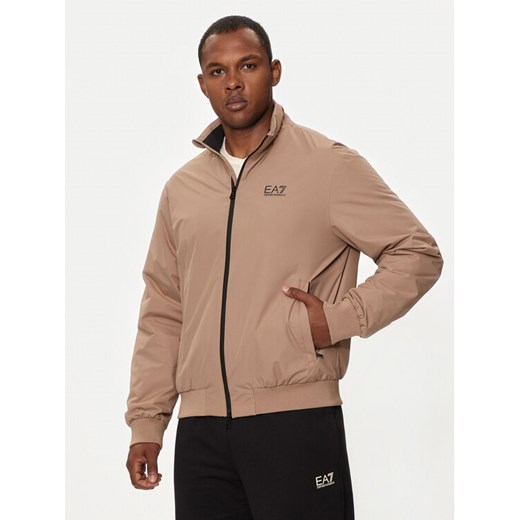 EA7 Emporio Armani Kurtka bomber 8NPB20 PNFZZ 1745 Beżowy Regular Fit ze sklepu MODIVO w kategorii Kurtki męskie - zdjęcie 182679930