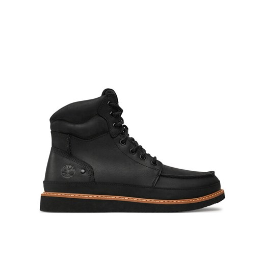 Timberland Trapery Newmarket Mid Lace Boot TB0A698FW021 Czarny ze sklepu MODIVO w kategorii Buty zimowe męskie - zdjęcie 182679973