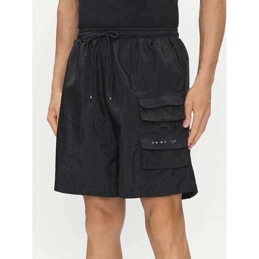 adidas Szorty sportowe Reveal Material Mix HS8889 Czarny Relaxed Fit ze sklepu MODIVO w kategorii Spodenki męskie - zdjęcie 182679980