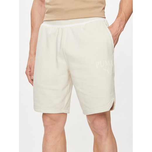 Puma Szorty sportowe Squad 678975 Écru Regular Fit Puma S MODIVO