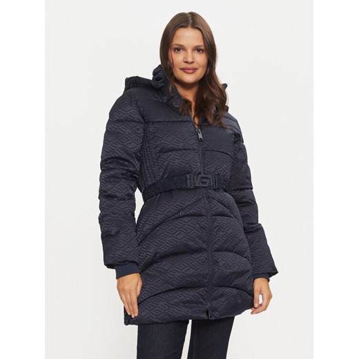 Guess Kurtka zimowa Seline W4BL58 WGL72 Granatowy Regular Fit ze sklepu MODIVO w kategorii Kurtki damskie - zdjęcie 182680122