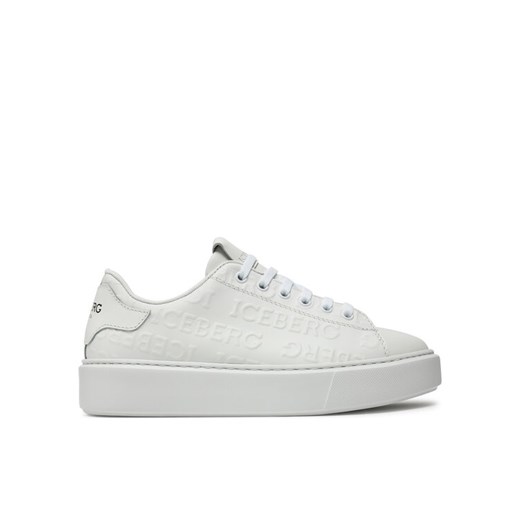 Iceberg Sneakersy Bozema ID2112 Biały ze sklepu MODIVO w kategorii Trampki damskie - zdjęcie 182680142