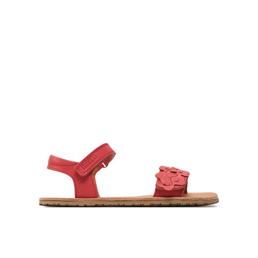 Froddo Sandały Barefoot Flexy Flowers G3150265 S Czerwony ze sklepu MODIVO w kategorii Sandały dziecięce - zdjęcie 182680150