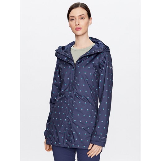 Columbia Kurtka przeciwdeszczowa Splash A Little™ II 1771064 Granatowy Regular Fit ze sklepu MODIVO w kategorii Kurtki damskie - zdjęcie 182680151