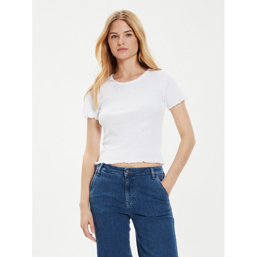 Brave Soul T-Shirt LTS-568ADRI1 Biały Straight Fit ze sklepu MODIVO w kategorii Bluzki damskie - zdjęcie 182680294