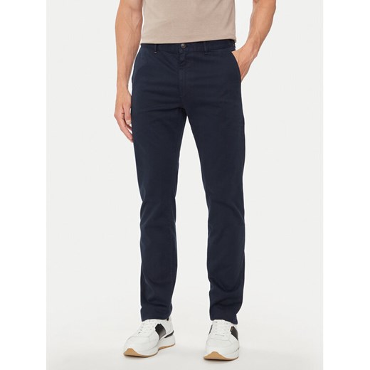 Boss Chinosy 50510933 Granatowy Slim Fit ze sklepu MODIVO w kategorii Spodnie męskie - zdjęcie 182680450