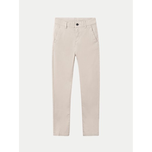 Mayoral Spodnie materiałowe 530 Beżowy Slim Fit ze sklepu MODIVO w kategorii Spodnie dziewczęce - zdjęcie 182680473