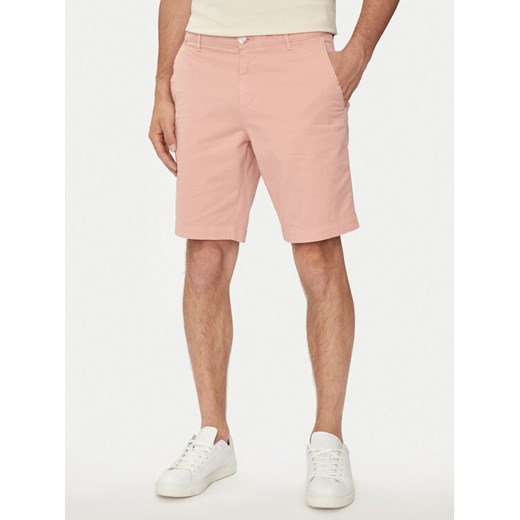 Boss Szorty materiałowe Slice-Short 50512524 Różowy Slim Fit ze sklepu MODIVO w kategorii Spodenki męskie - zdjęcie 182680544