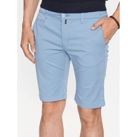 Pierre Cardin Szorty materiałowe 34770/000/4007 Niebieski Modern Fit ze sklepu MODIVO w kategorii Spodenki męskie - zdjęcie 182680640