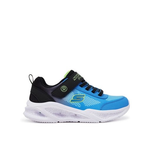 Skechers Sneakersy Meteor-Lights - Krendox 401495L/BKBL Niebieski ze sklepu MODIVO w kategorii Buty sportowe dziecięce - zdjęcie 182680681