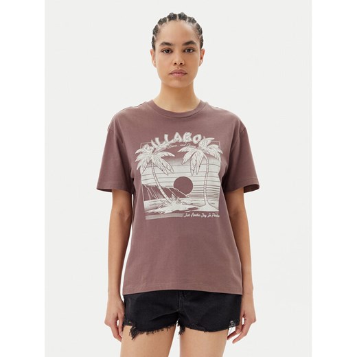 Billabong T-Shirt Sweet Escape EBJZT00419 Brązowy Relaxed Fit ze sklepu MODIVO w kategorii Bluzki damskie - zdjęcie 182680691