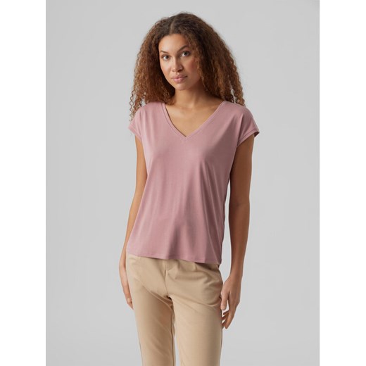 Vero Moda T-Shirt Filli 10247666 Różowy Regular Fit ze sklepu MODIVO w kategorii Bluzki damskie - zdjęcie 182680702