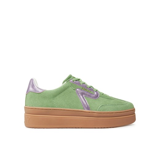 REPLAY Sneakersy GWZ6O .000.C0004L Zielony ze sklepu MODIVO w kategorii Buty sportowe damskie - zdjęcie 182680744