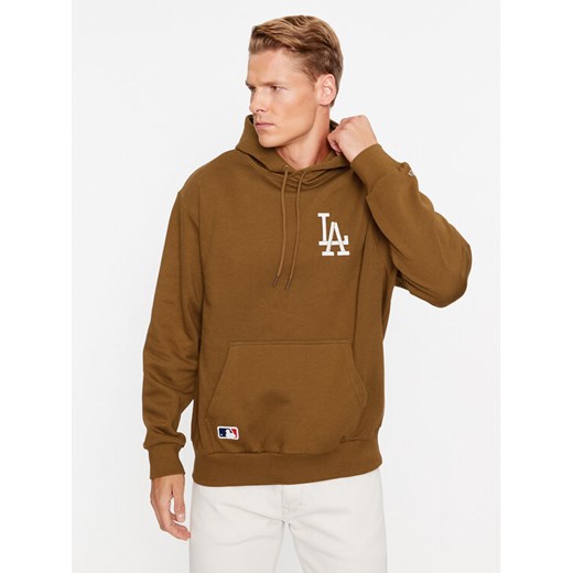 New Era Bluza League Essentials 60416437 Brązowy Regular Fit ze sklepu MODIVO w kategorii Bluzy męskie - zdjęcie 182680780