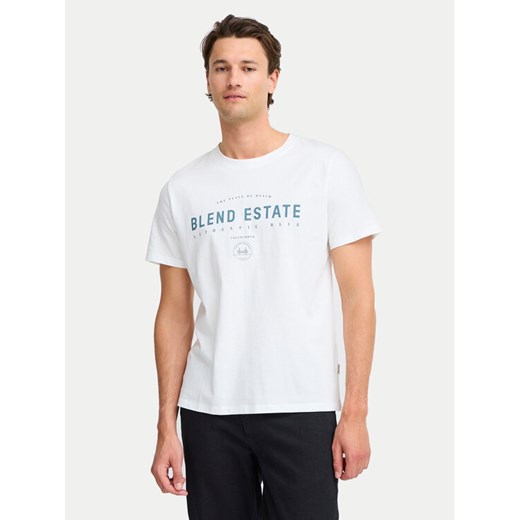 Blend T-Shirt 20717160 Biały Regular Fit ze sklepu MODIVO w kategorii T-shirty męskie - zdjęcie 182680841