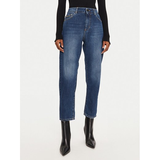 Babylon Jeansy EBJR06 Granatowy Regular Fit ze sklepu MODIVO w kategorii Jeansy damskie - zdjęcie 182680880