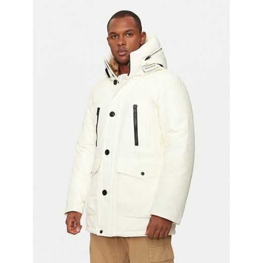 Woolrich Parka Arctic CFWOOU0866MRUT0001 Écru Regular Fit ze sklepu MODIVO w kategorii Parki męskie - zdjęcie 182680981