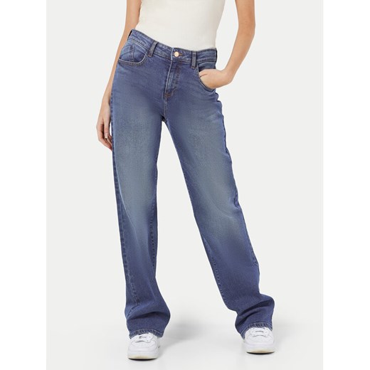 Noisy May Jeansy Yolanda 27025067 Niebieski Wide Leg ze sklepu MODIVO w kategorii Jeansy damskie - zdjęcie 182680982