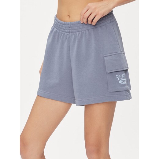 Reebok Szorty sportowe Archive Essentials IK6117 Niebieski Regular Fit ze sklepu MODIVO w kategorii Szorty - zdjęcie 182680994