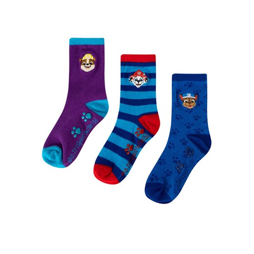 Paw Patrol Zestaw 2 par wysokich skarpet dziecięcych ACCCS-SS24-511PAW Niebieski ze sklepu MODIVO w kategorii Skarpetki dziecięce - zdjęcie 182681023