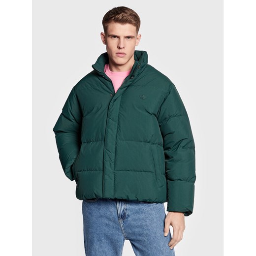 adidas Kurtka puchowa Down Puffer Jacket HL9199 Zielony Regular Fit ze sklepu MODIVO w kategorii Kurtki męskie - zdjęcie 182681033