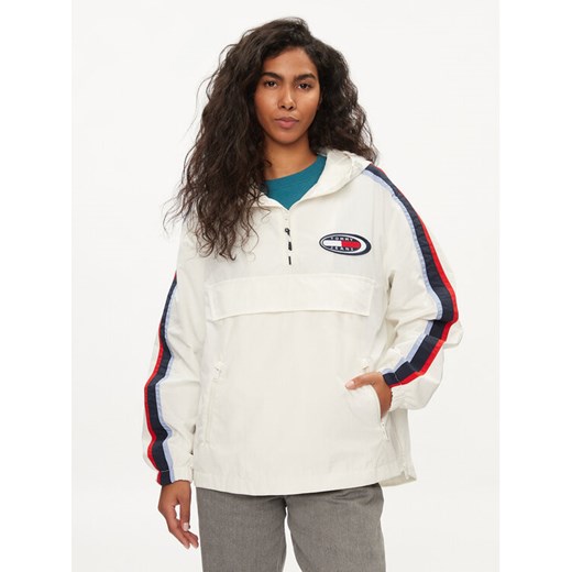 Tommy Jeans Kurtka anorak Archive Chicago DW0DW18151 Biały Regular Fit ze sklepu MODIVO w kategorii Kurtki damskie - zdjęcie 182681242
