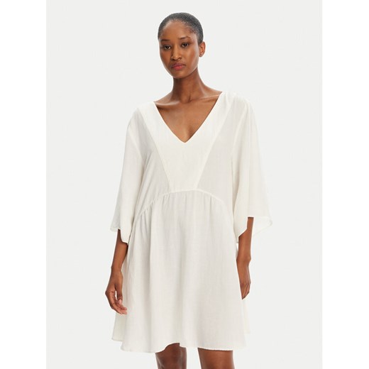Banana Moon Sukienka letnia Agathe Holidays LHN10 Biały Loose Fit ze sklepu MODIVO w kategorii Sukienki - zdjęcie 182681330