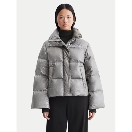 Marc O'Polo Kurtka puchowa 409 0998 70351 Szary Oversize ze sklepu MODIVO w kategorii Kurtki damskie - zdjęcie 182681340