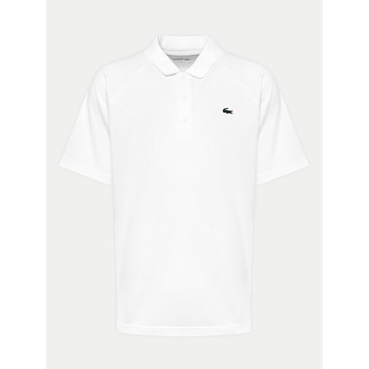 Lacoste Polo DH3201 Biały Regular Fit ze sklepu MODIVO w kategorii T-shirty męskie - zdjęcie 182681384