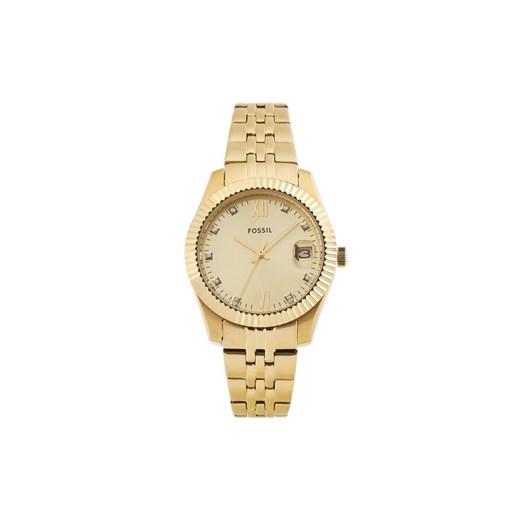 Fossil Zegarek Scarlette ES5338 Złoty ze sklepu MODIVO w kategorii Zegarki - zdjęcie 182681424