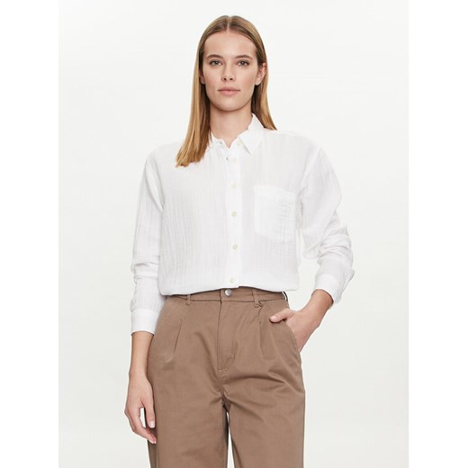 Gap Koszula 885282-01 Biały Relaxed Fit ze sklepu MODIVO w kategorii Koszule damskie - zdjęcie 182681432
