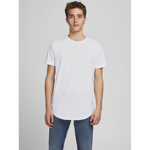 Jack&Jones T-Shirt Noa 12113648 Biały Long Line Fit ze sklepu MODIVO w kategorii T-shirty męskie - zdjęcie 182681543