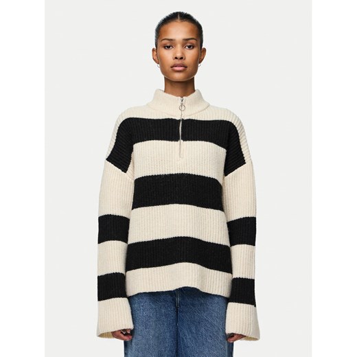 Pieces Sweter Nalini 17151182 Beżowy Regular Fit ze sklepu MODIVO w kategorii Swetry damskie - zdjęcie 182681561