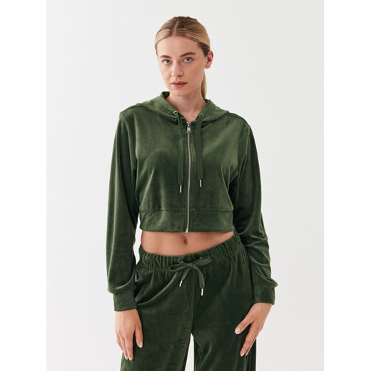 ONLY Bluza 15302591 Zielony Cropped Fit ze sklepu MODIVO w kategorii Bluzy damskie - zdjęcie 182681583