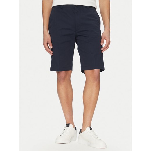 HUGO Szorty materiałowe Darik241 50505857 Granatowy Regular Fit ze sklepu MODIVO w kategorii Spodenki męskie - zdjęcie 182681684
