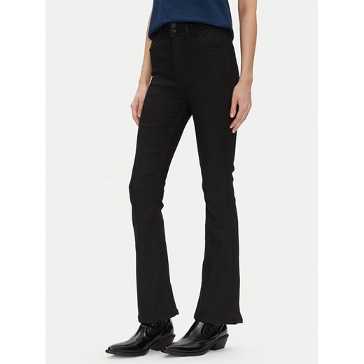 Pepe Jeans Jeansy PL204905 Czarny Flare Fit ze sklepu MODIVO w kategorii Jeansy damskie - zdjęcie 182681702