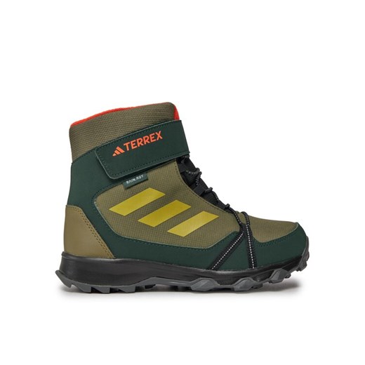 adidas Trekkingi Terrex Snow Cf Rain.Rdy Zielony ze sklepu MODIVO w kategorii Buty trekkingowe dziecięce - zdjęcie 182681740
